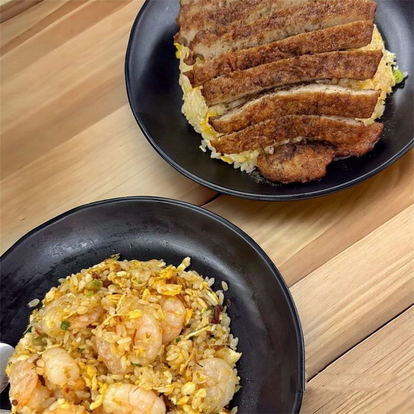 best fried rice in singapoer din tai fung dtf style hawker pork chop fried rice prawn fried rice
