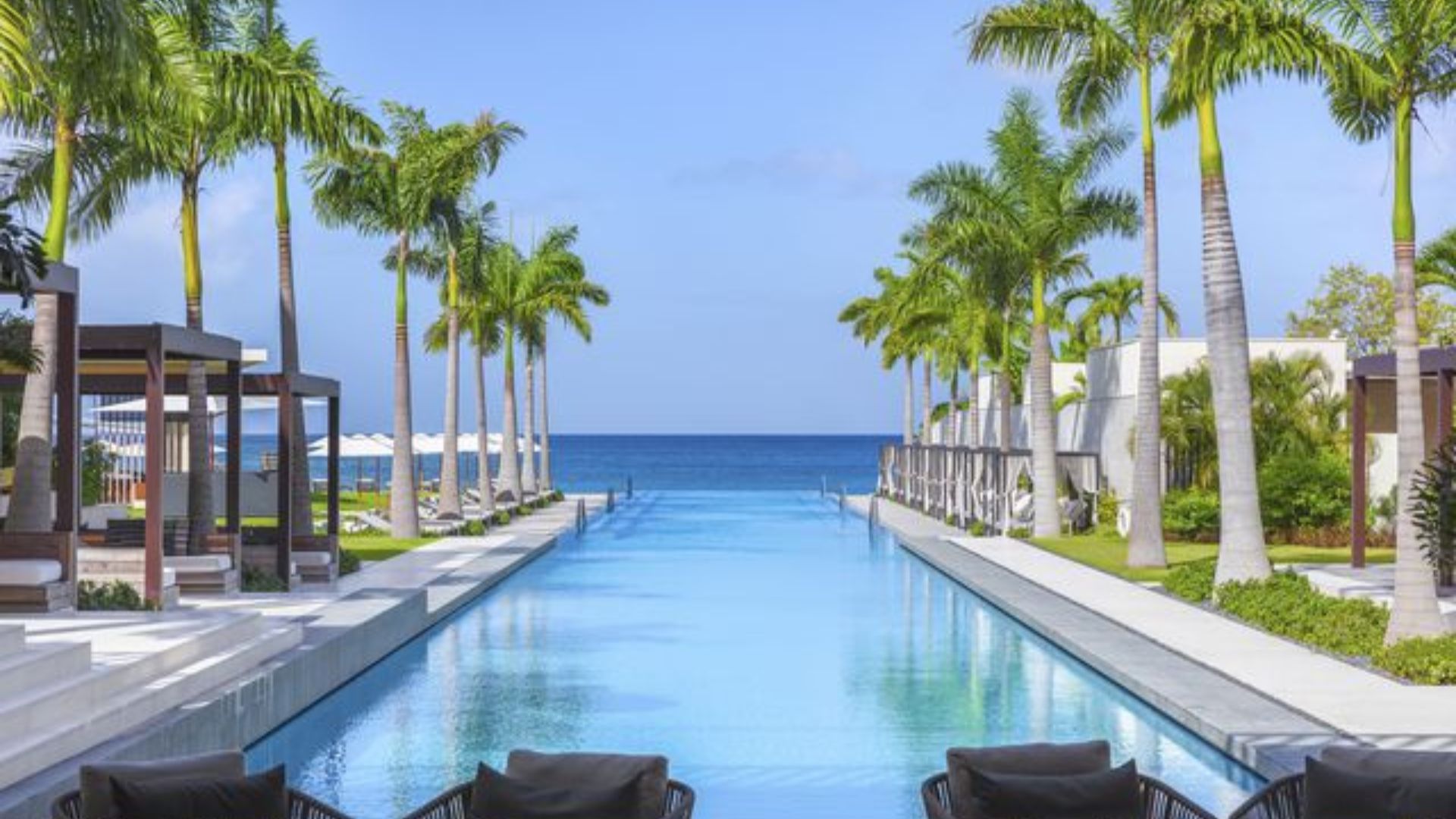 The Infinity pool at Silversands Grand Anse, Grenada