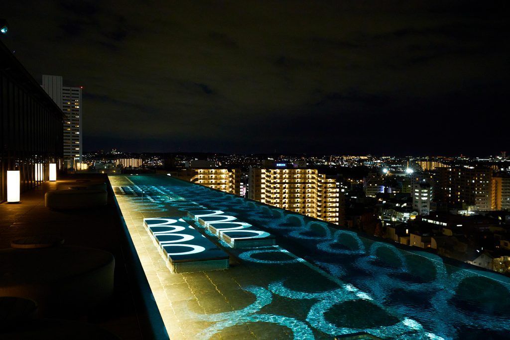 Sorano Hotel, Tokyo at Night