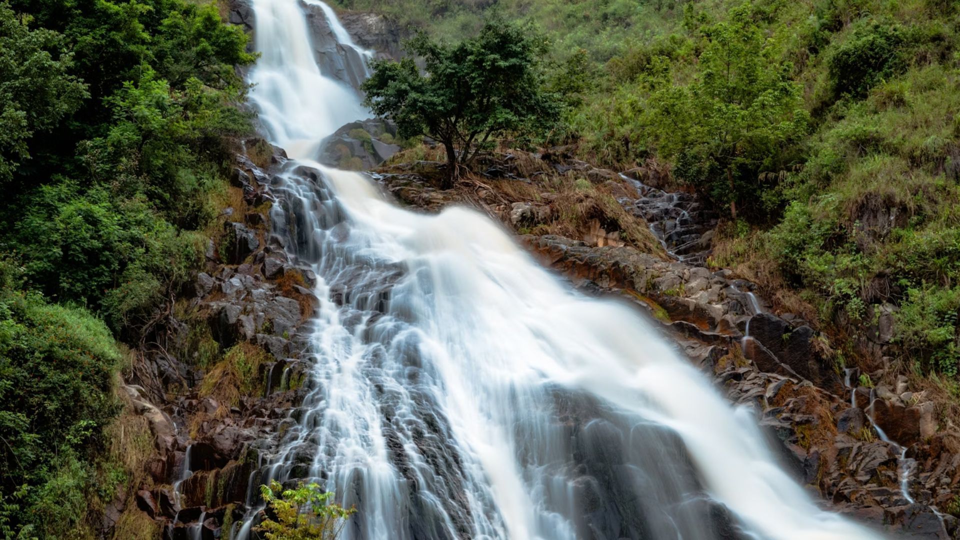 Efrata Waterfall, Samosir Island, Indonesia