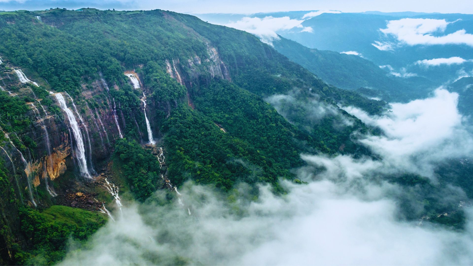 Seven Sisters Falls, Meghalaya