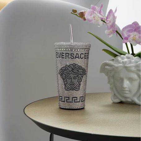 Versace Crystal Medusa Travel Cup