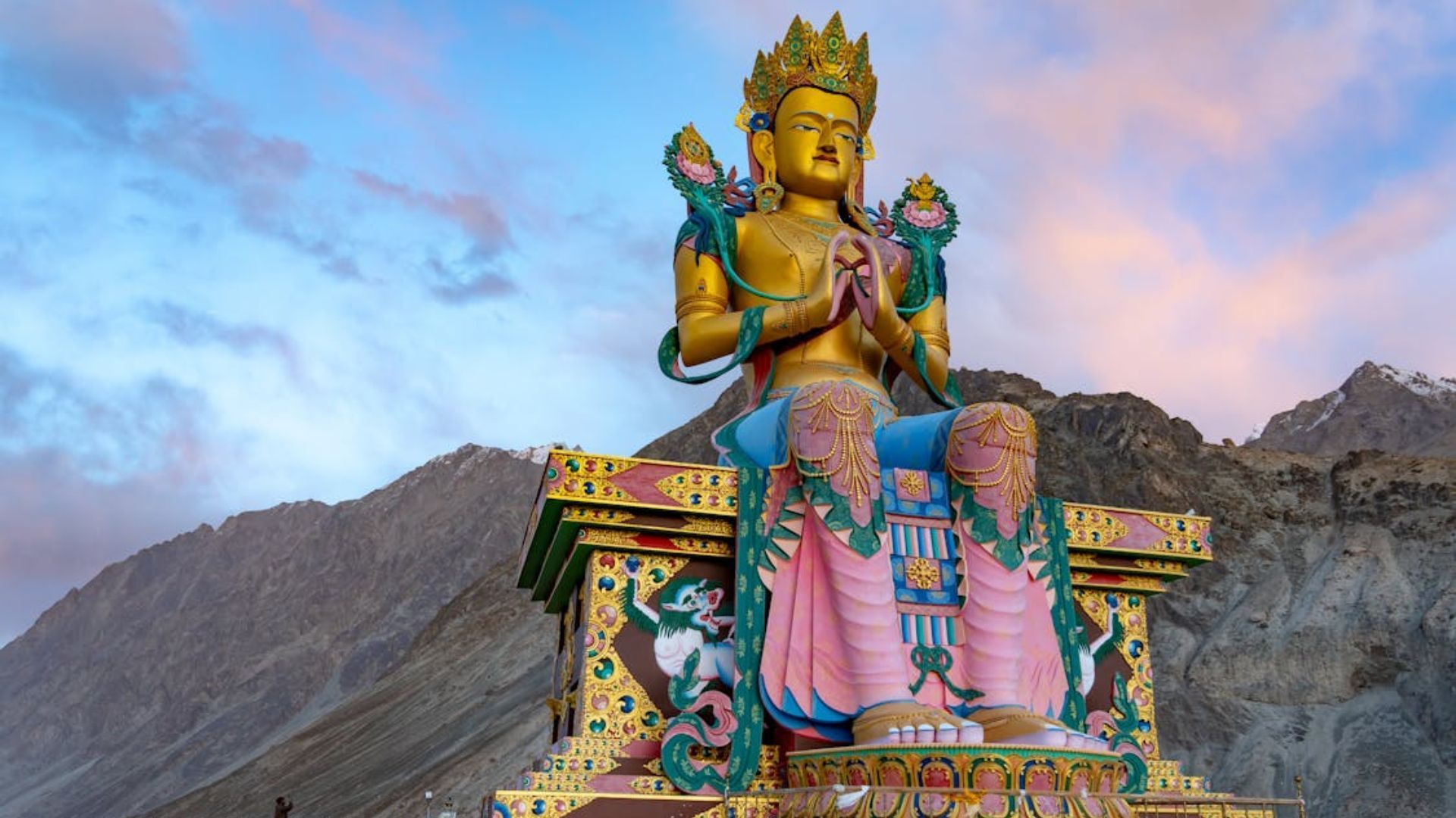 Statue of Maitreya Buddha Near the Diskit Monastery