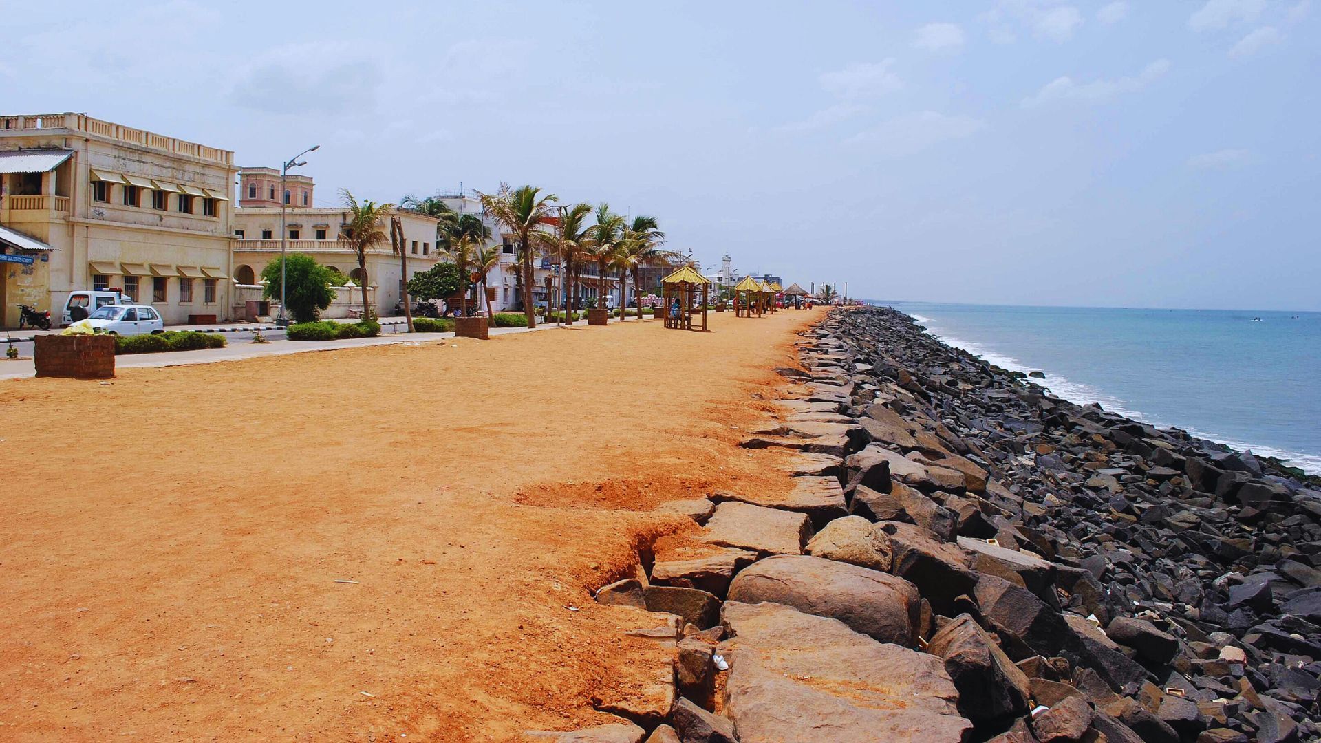 Beach promenade - india tourist places