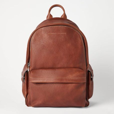 Brunello Cucinelli Grained Calfskin Backpack