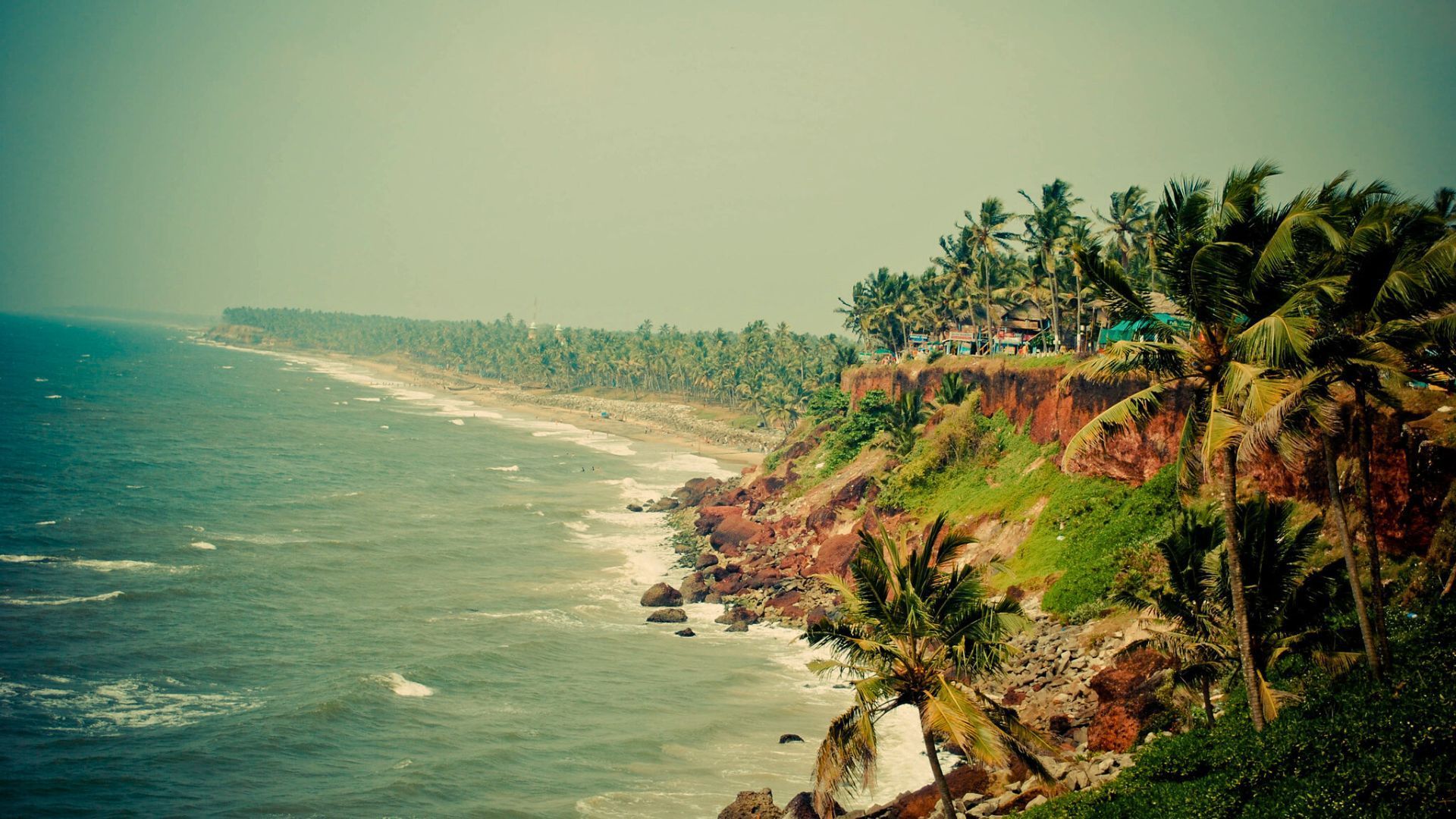 varkala beach - trivandrum tourist places