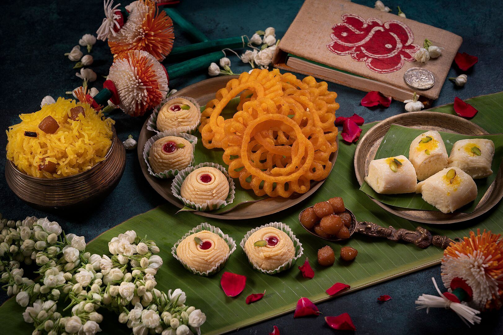 A Bengali sweets platter