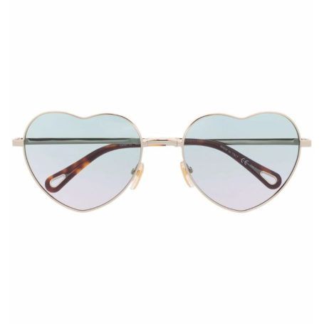 Chloé Eyewear Milane Heart-Frame Sunglasses