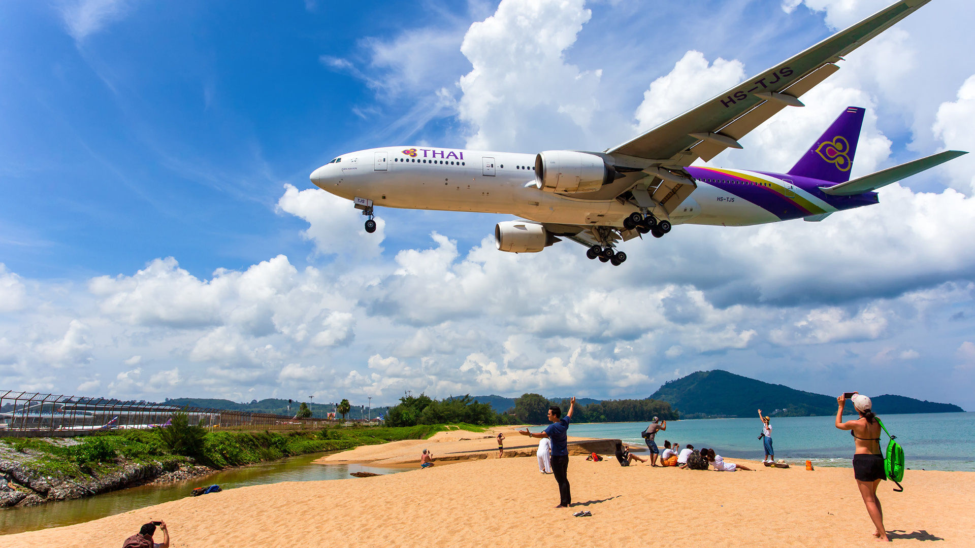 Phukets Mai Khao Beach Attracts Visitors For Plane Spotting