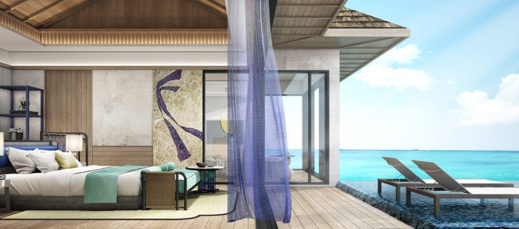 Avani+ Fares Maldives Resort: Master Bedroom, Two-Bedroom Overwater Pool Villa