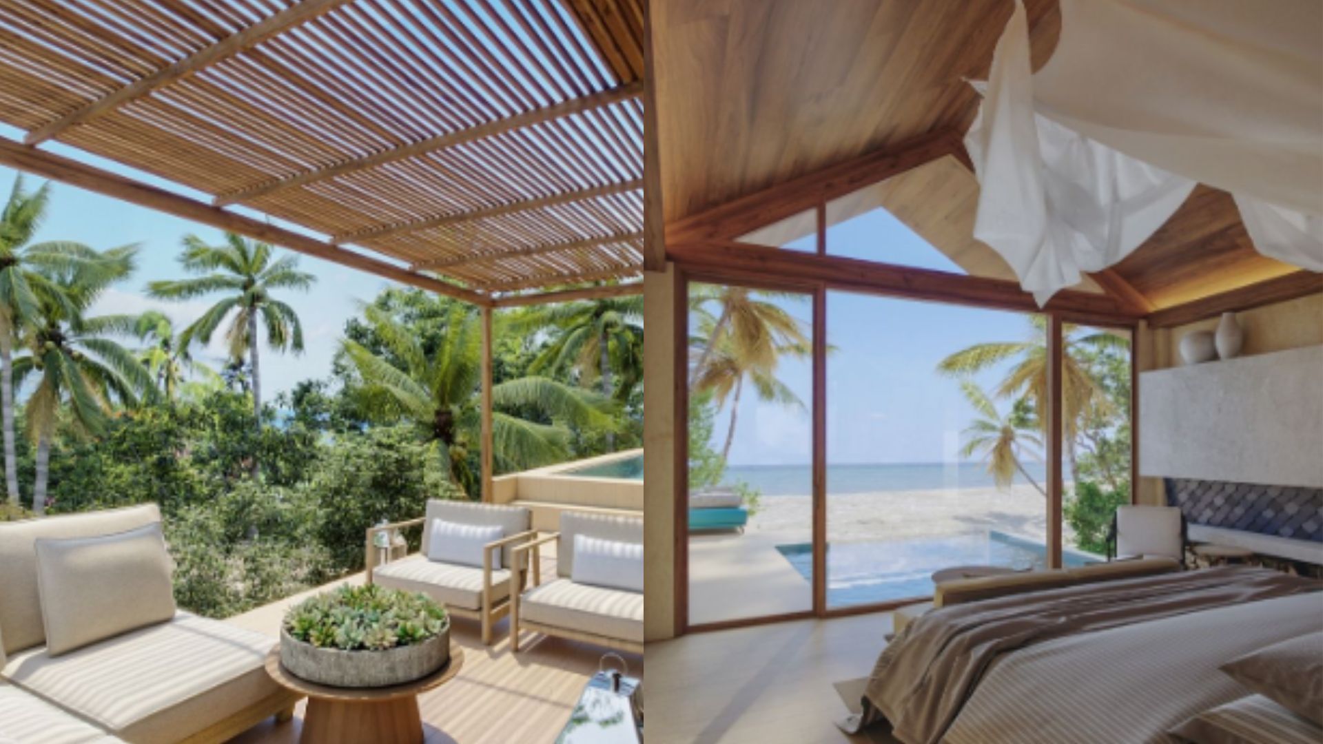 luxury pool resorts