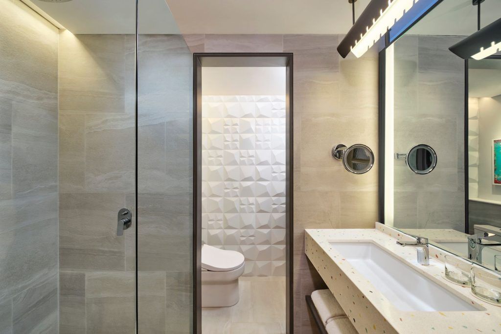 Aloft Bathroom