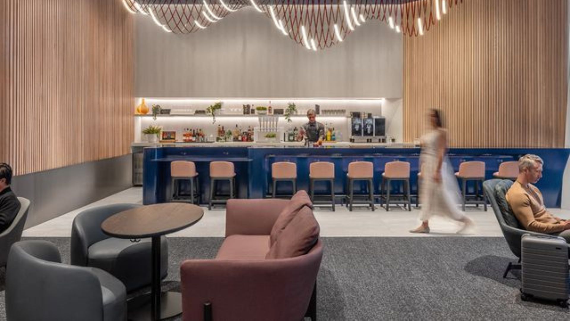 Credit card for airport lounge