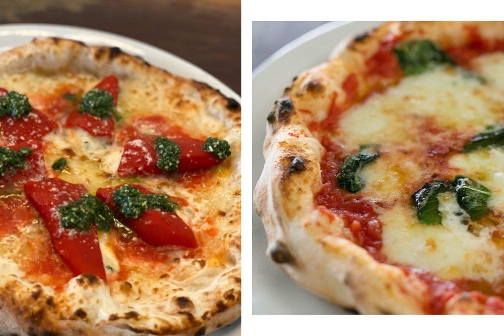 Pizzas at Bacar Okinawa