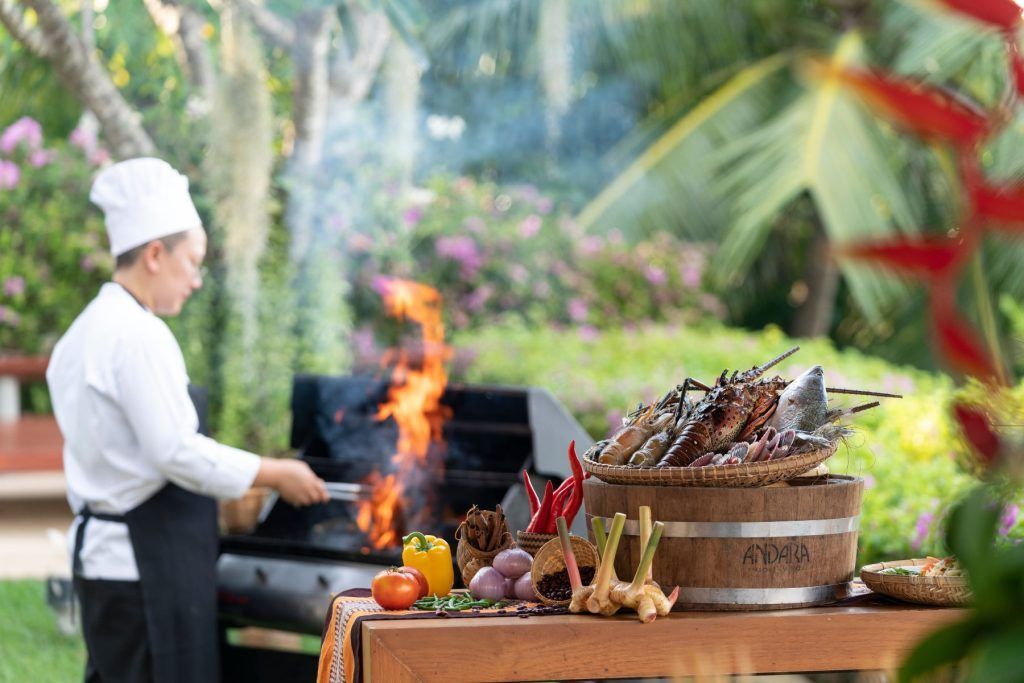 BBQ Setup at Andara
