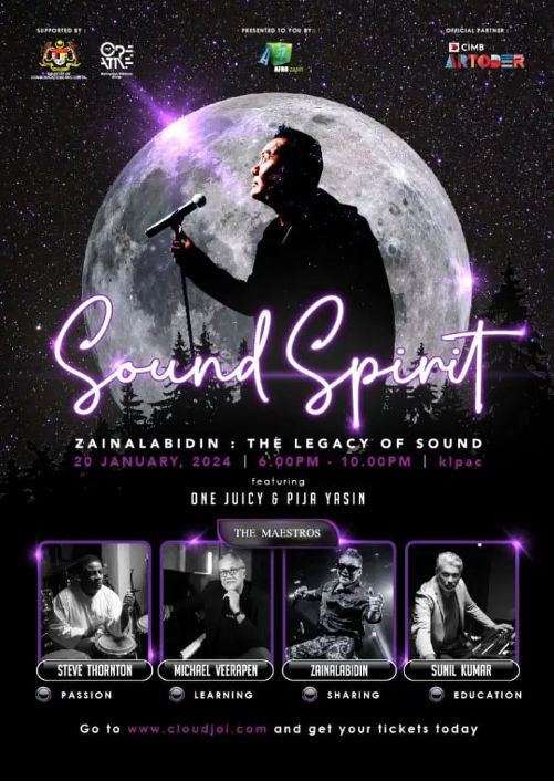 吉隆坡体验活动文章中的 Zainalabidin Sound Spirit 音乐会海报