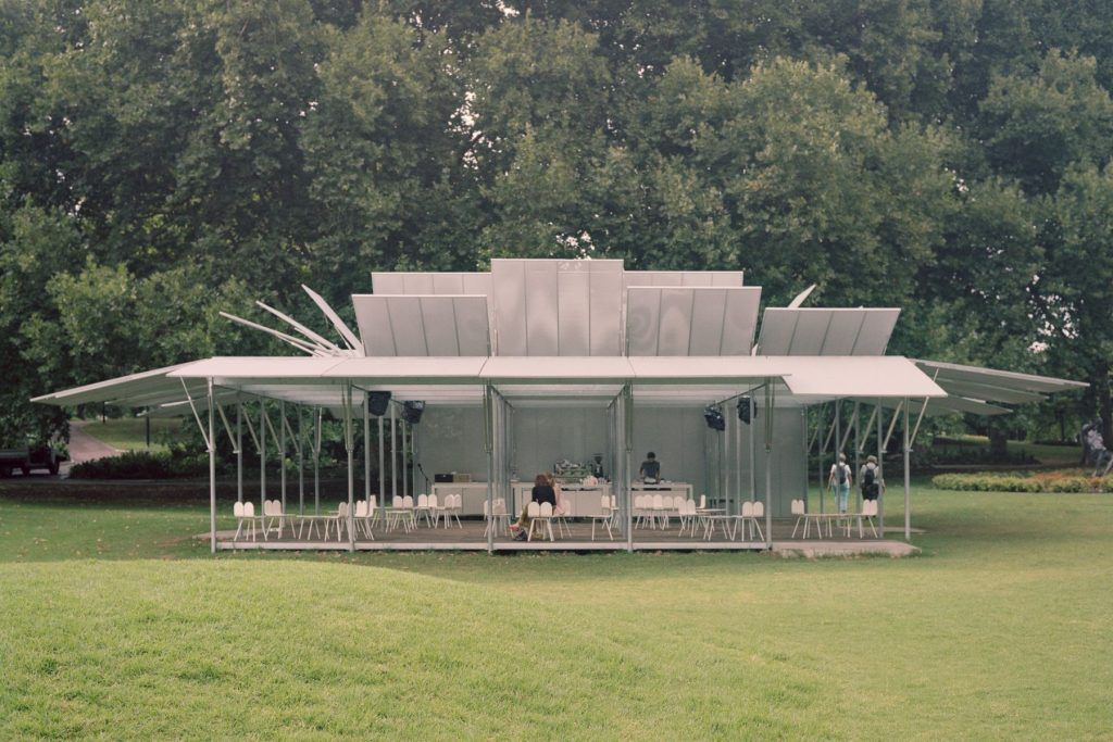 MPavilion 2014 by Sean Godsell, Sean Godsell Architects. Photo by Rory Gardiner 