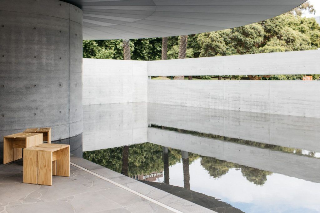 Circle Square in Situ. Courtesy of MPavilion