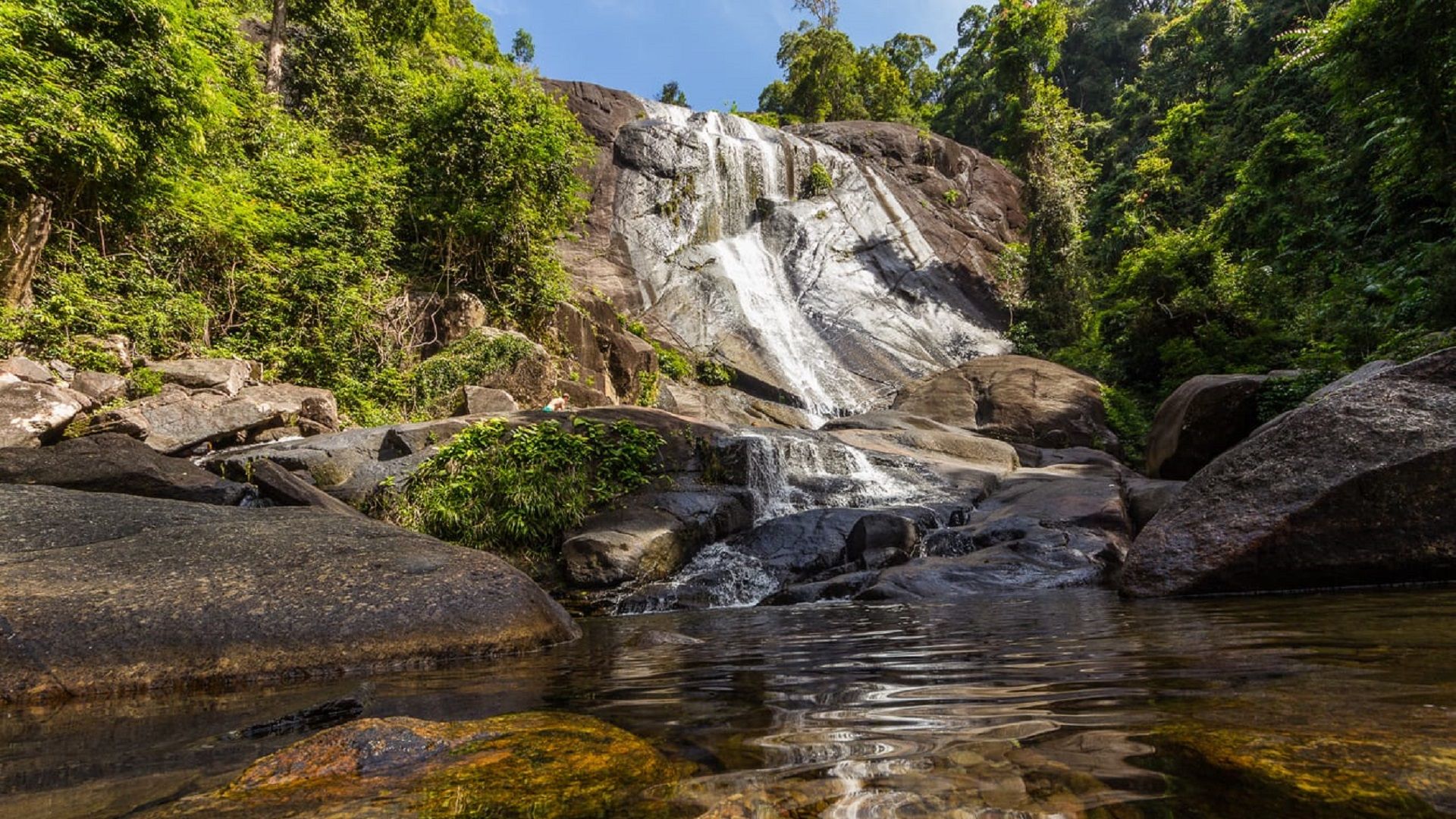 Telaga Tujuh 瀑布 