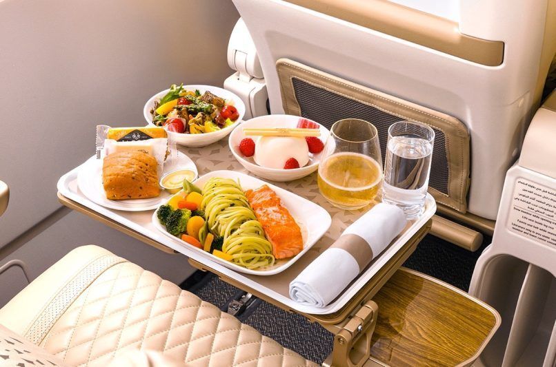 best airplane food in the world, Emirates Economy Class