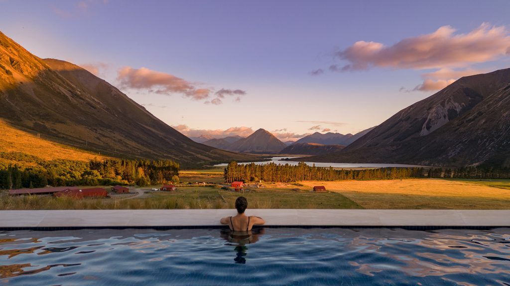 Early-morning swims at Flockhill are the definition of idyllic