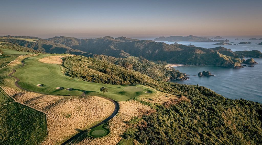 The on-site golf course at Kauri Cliffs has Pebble Beach vibes