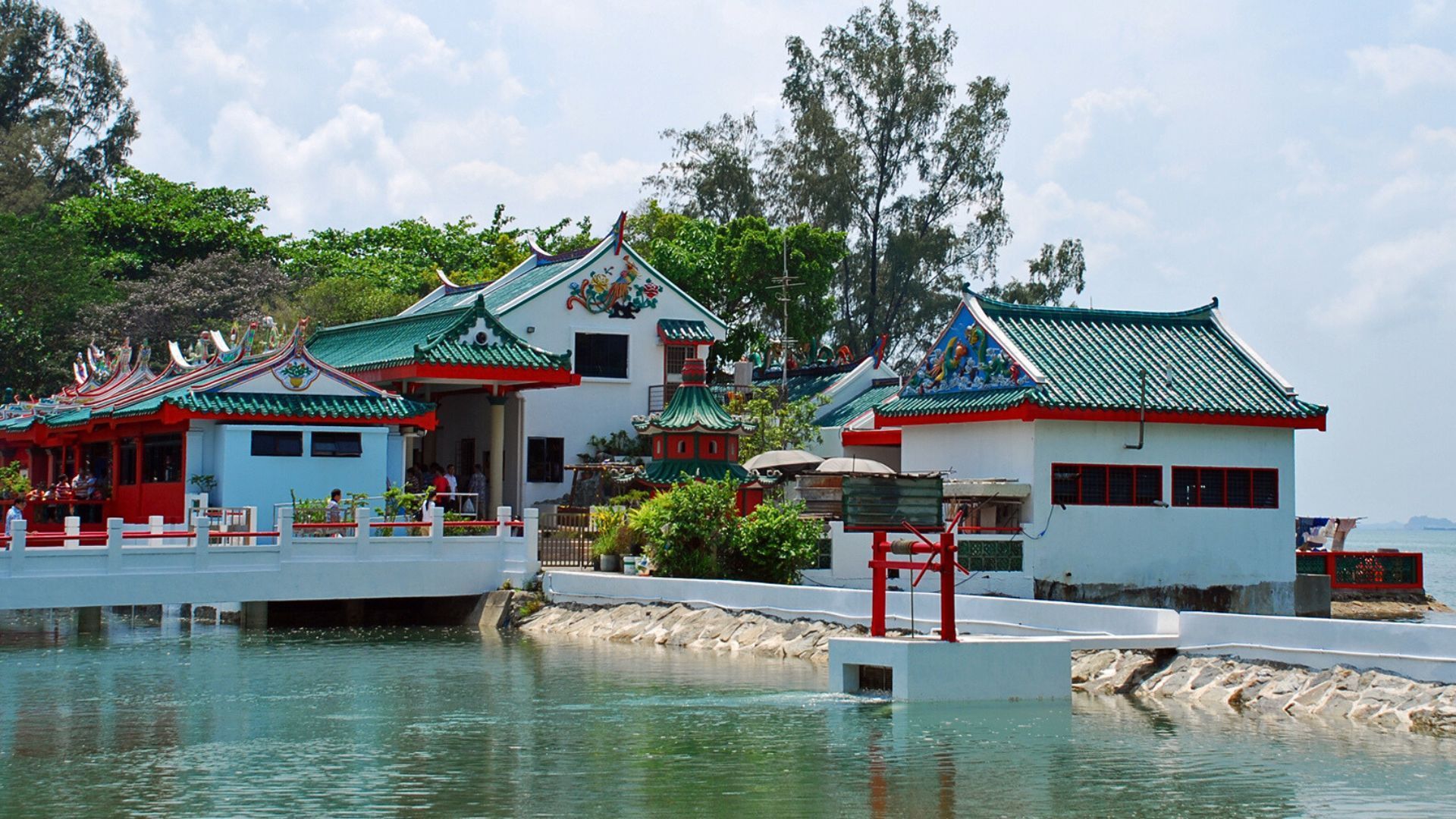 The Chinese temple of Da Bo Gong, Kusu Island, Singapore