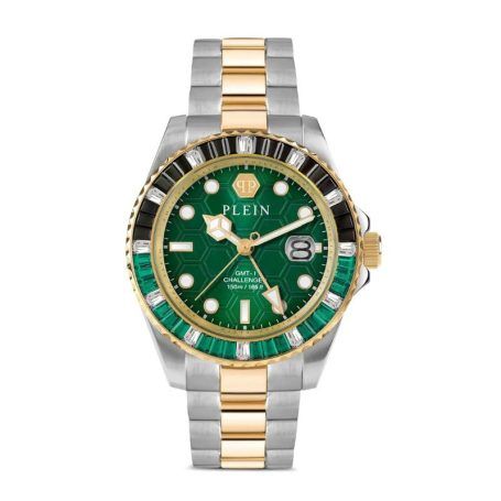 Philipp Plein GMT-I Challenger Baguettes Bracelet Watch