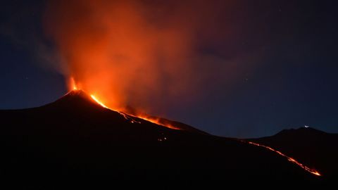 埃特纳山(Mount Etna)喷发触发了“高警觉”和西西里岛的旅行中断
