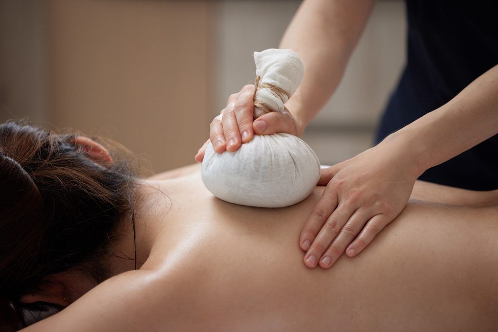 Spa treatment herb ball